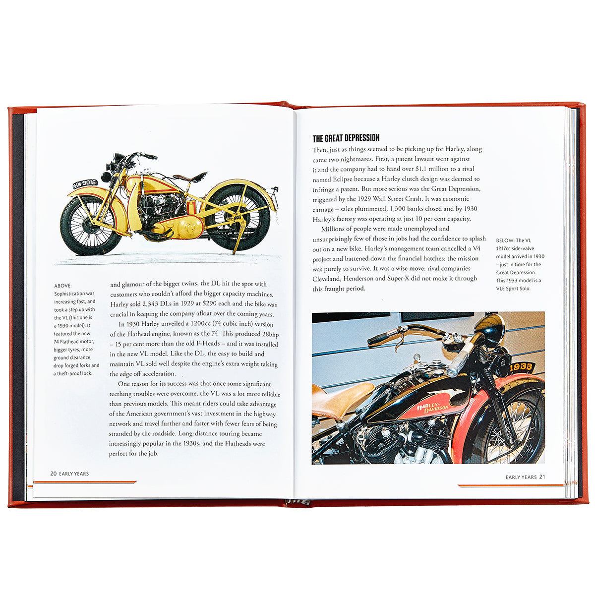 The Story of Harley-Davidson book inside