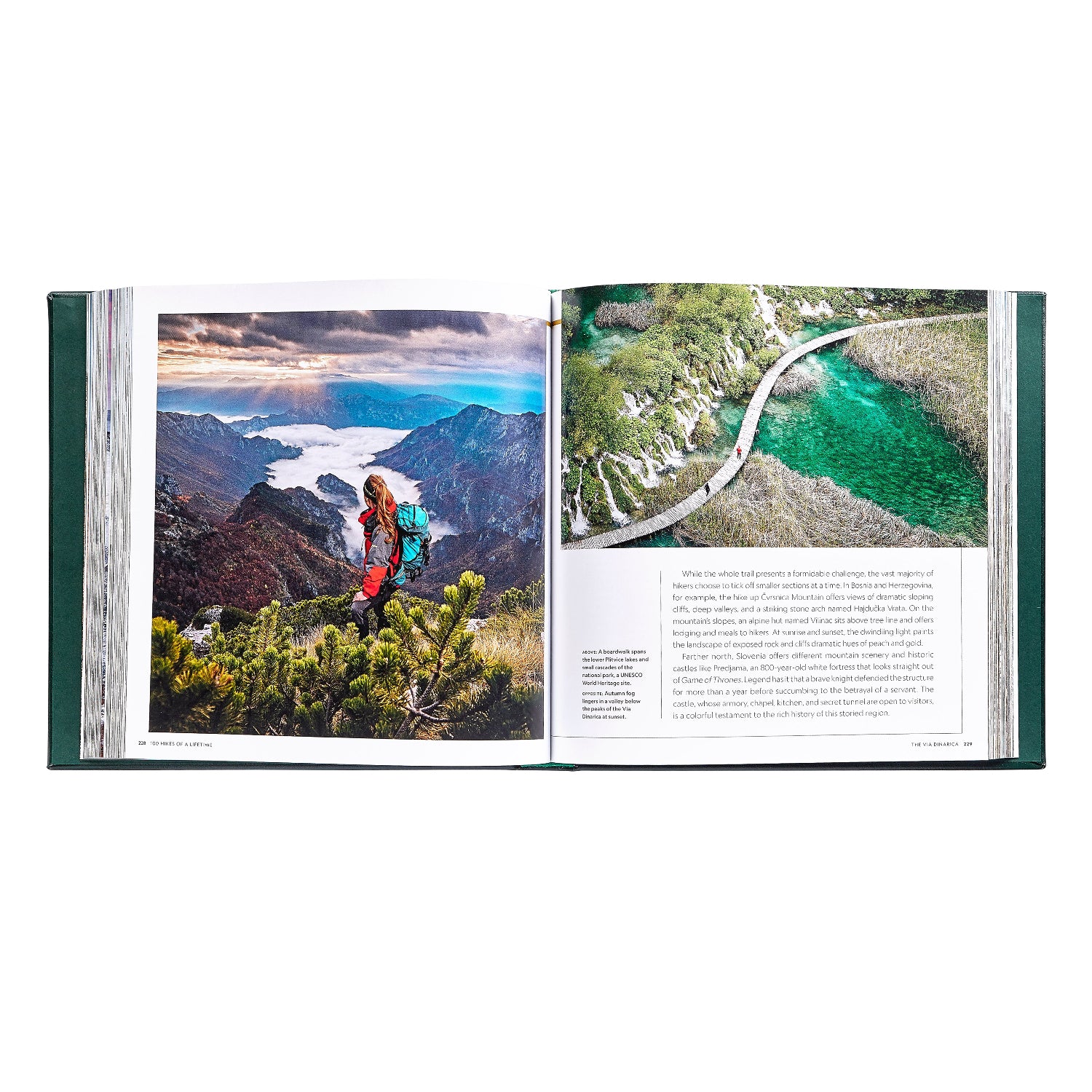 100 Hikes Of A Lifetime book inside