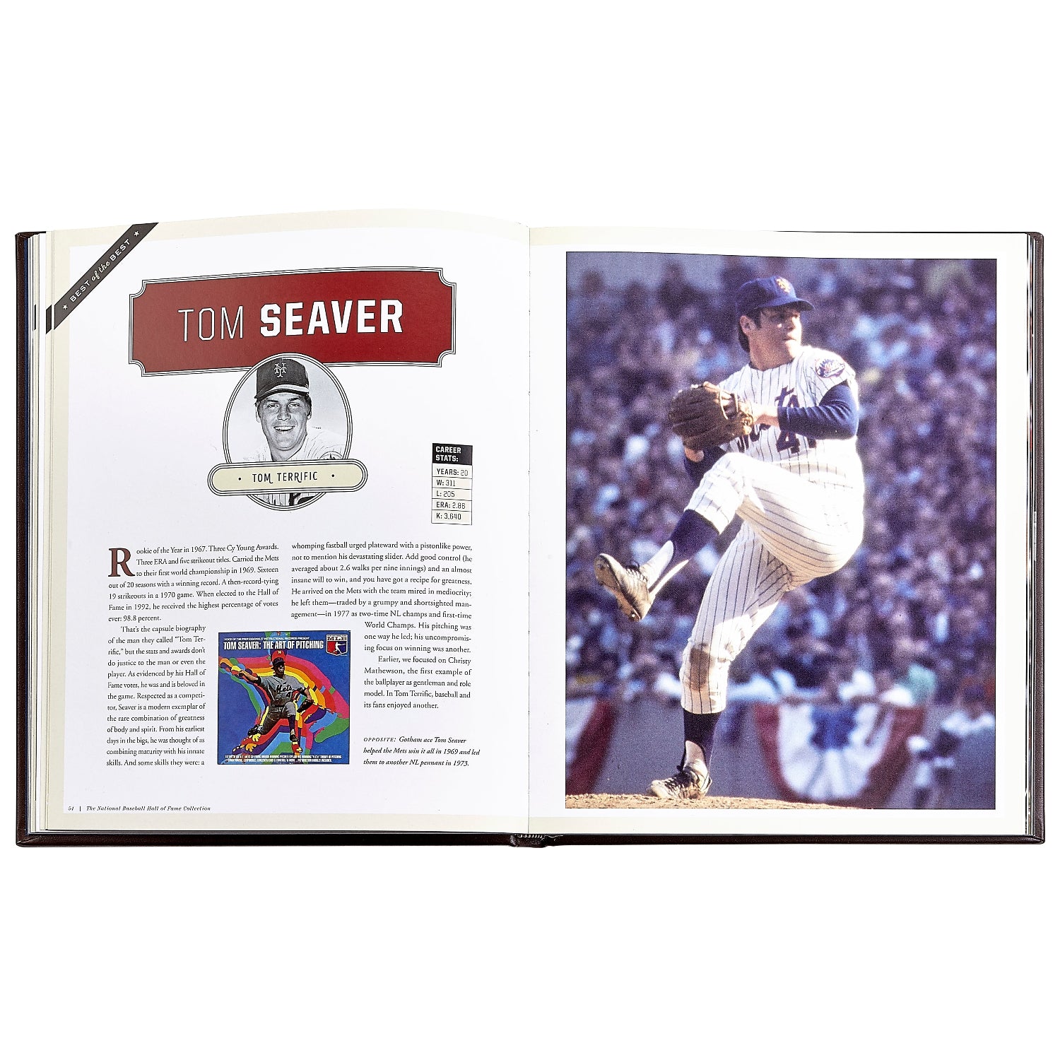 National Baseball Hall of Fame book inside