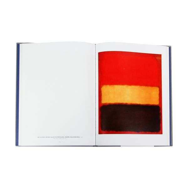 Rothko color field paintings book open