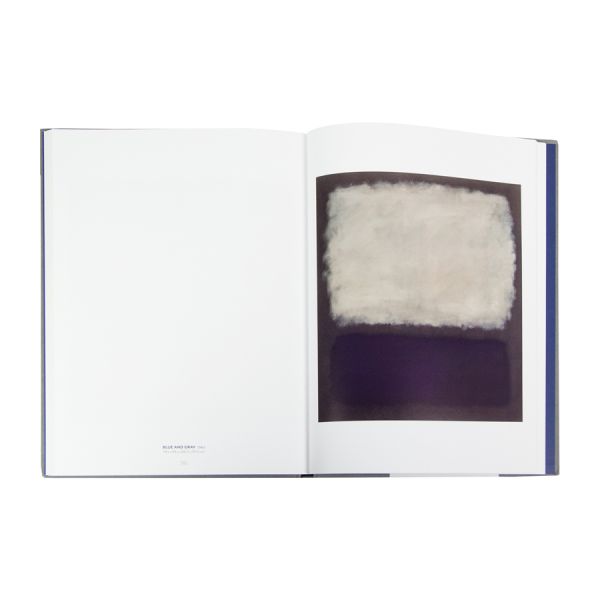 Rothko color field paintings book open