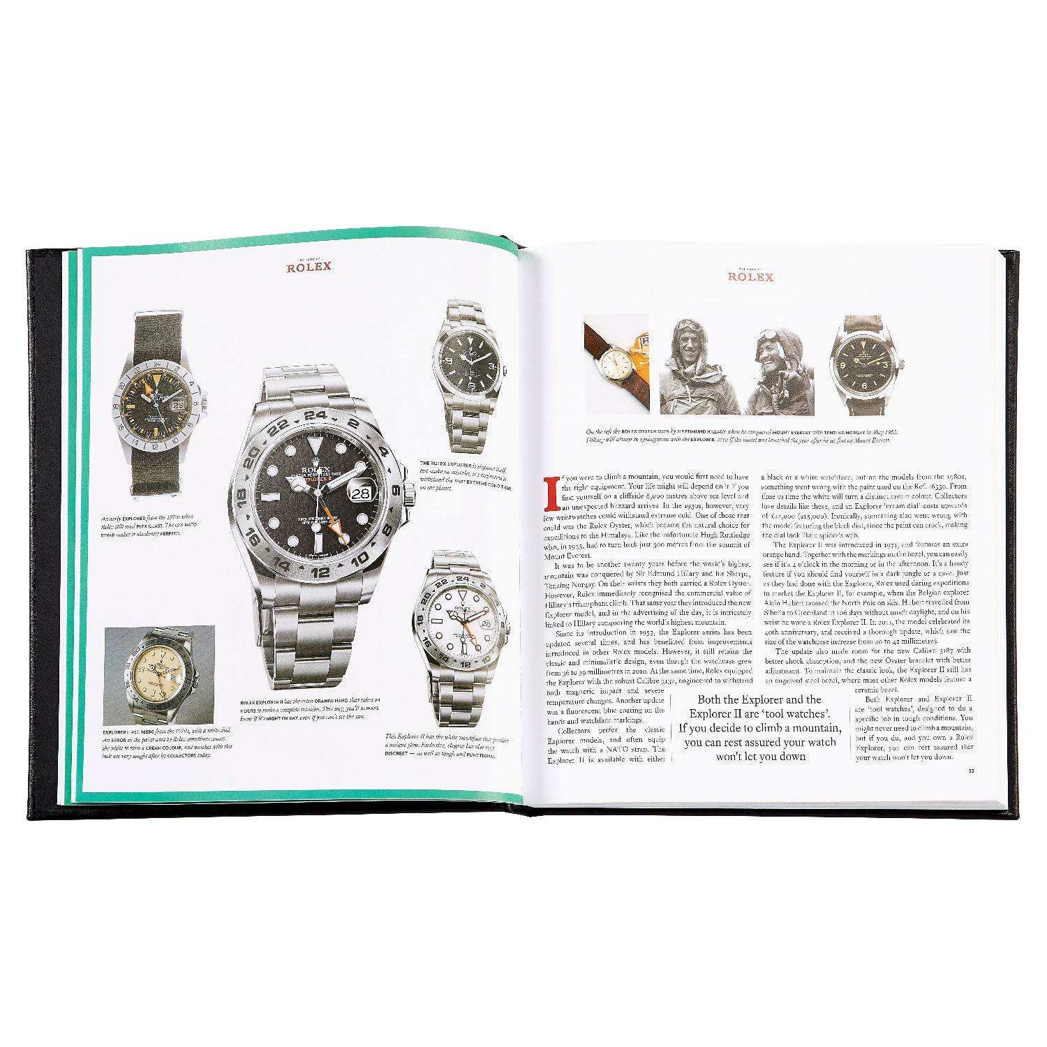 The Book of Rolex inside