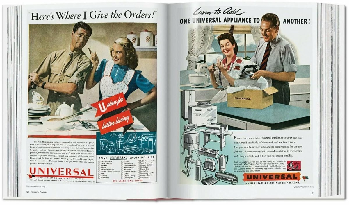 All american ads 40s book inside