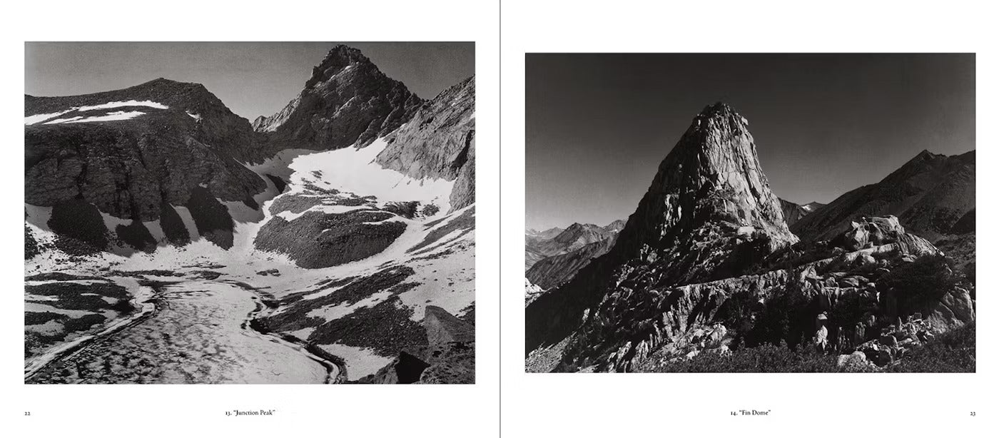Ansel Adams: The National Parks Service Photographs book inside