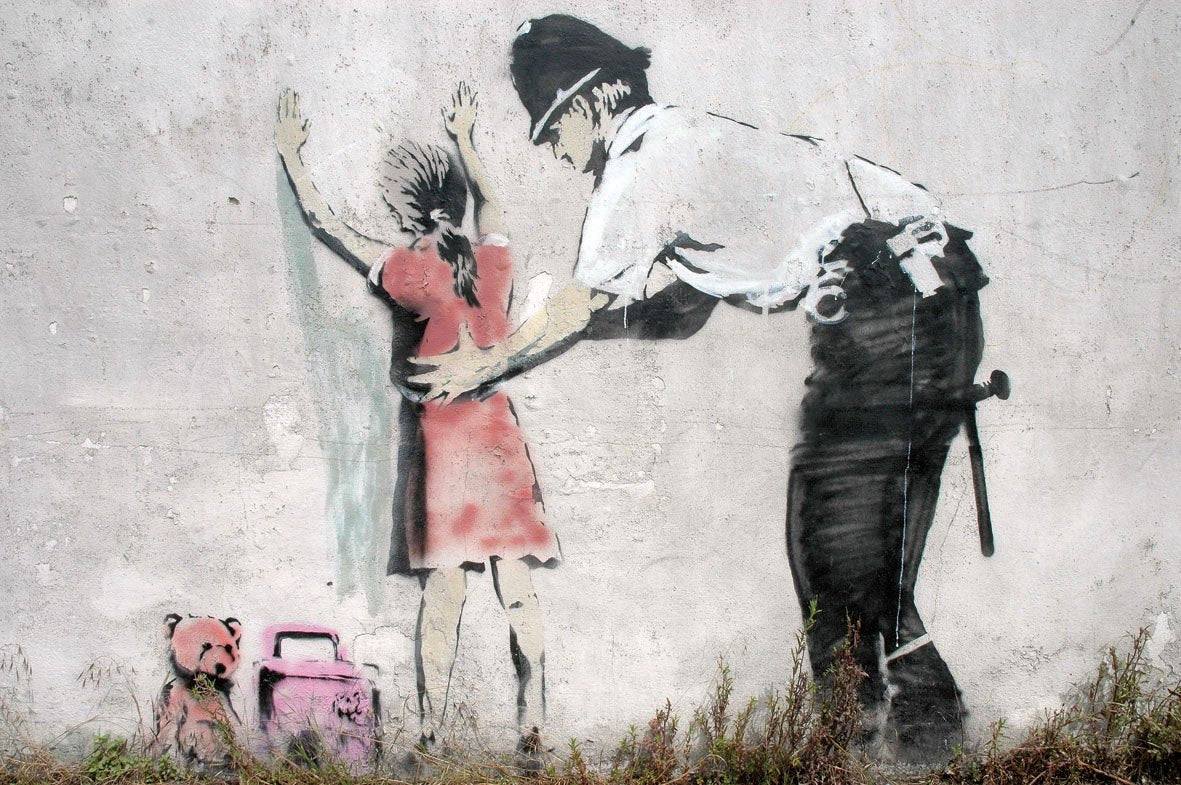 Banksy You Are an Acceptable Level of Threat and If You Were Not You Would Know about It