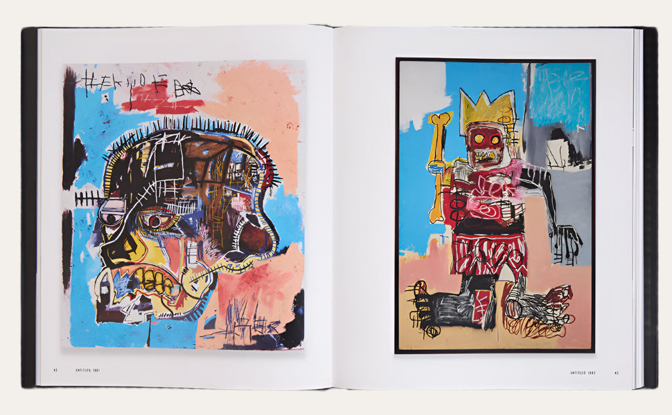 Basquiat iconic works book inside