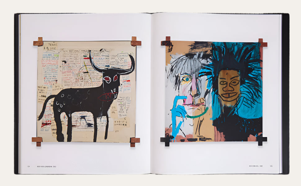 Basquiat iconic works book inside
