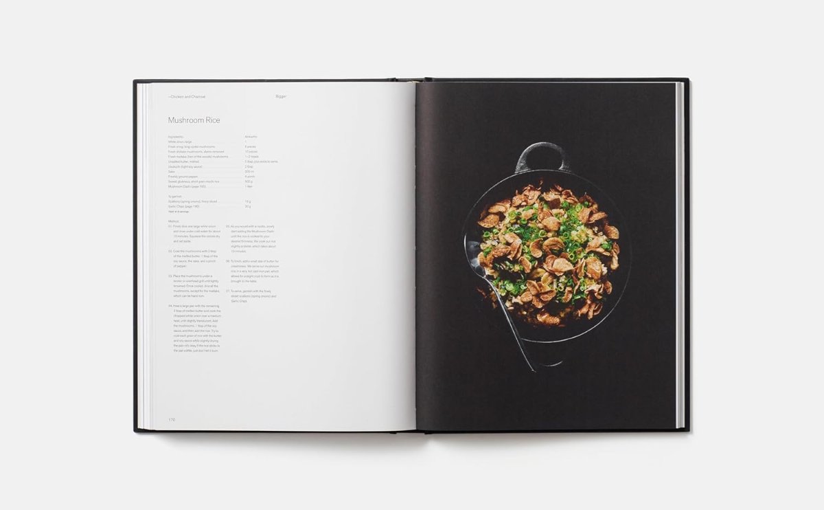 Chicken charcoal book inside