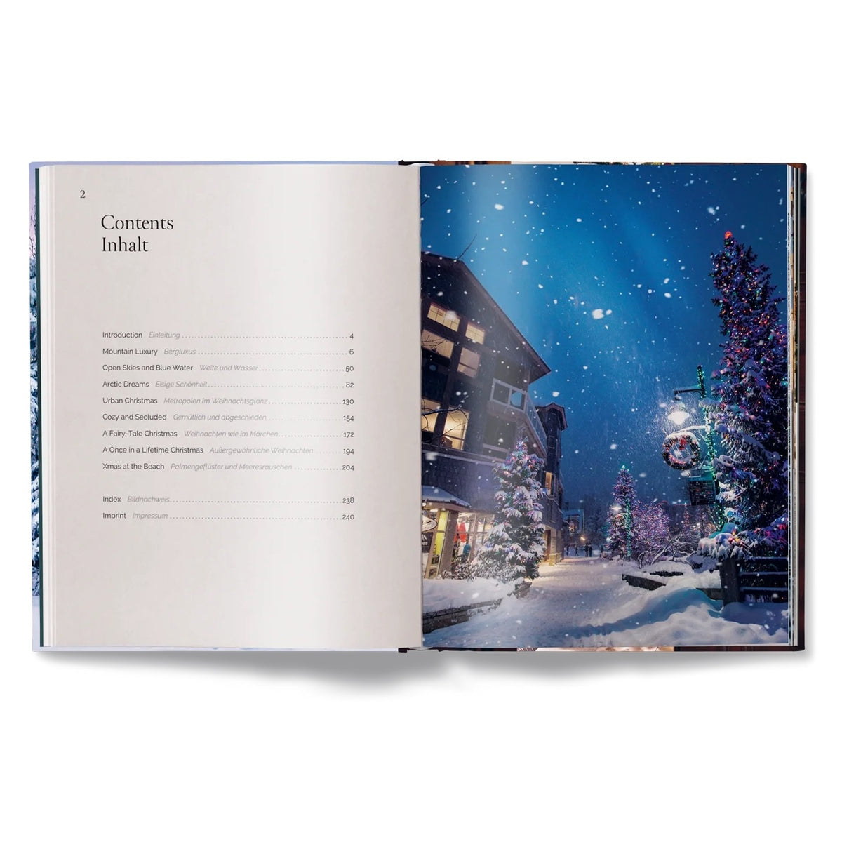 Christmas Hideaways book inside