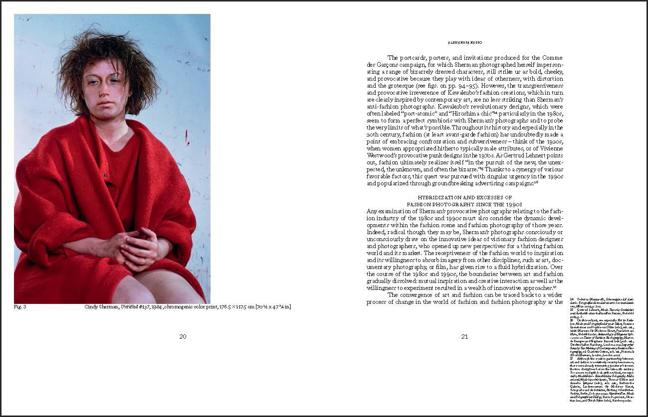 Cindy Sherman: Anti-Fashion book inside