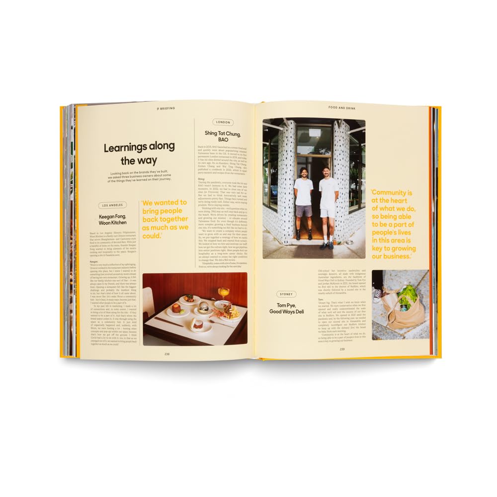 Dream businesses book inside