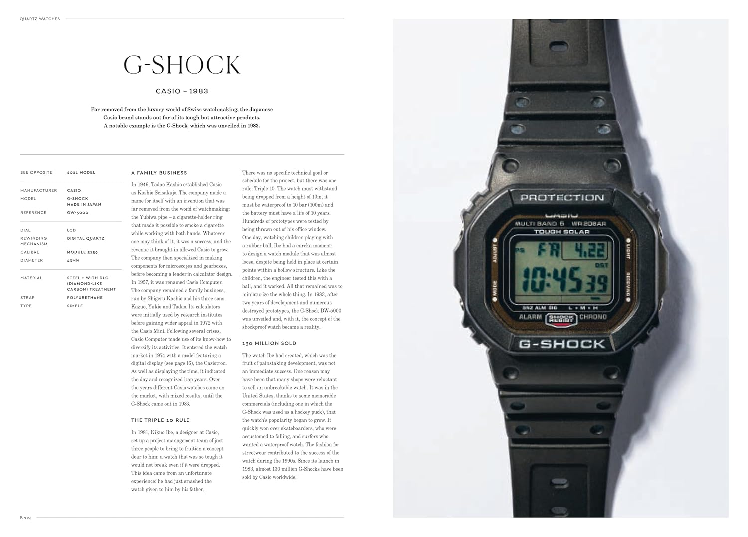 Exceptional Watches book inside
