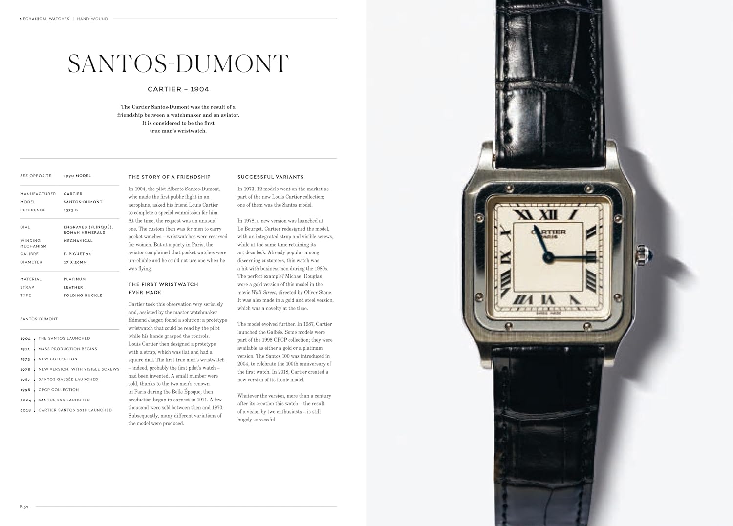 Exceptional Watches book inside