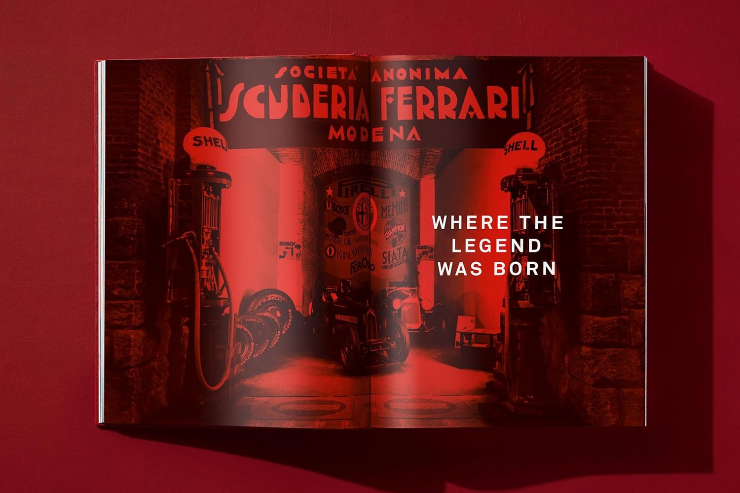 Ferrari book inside