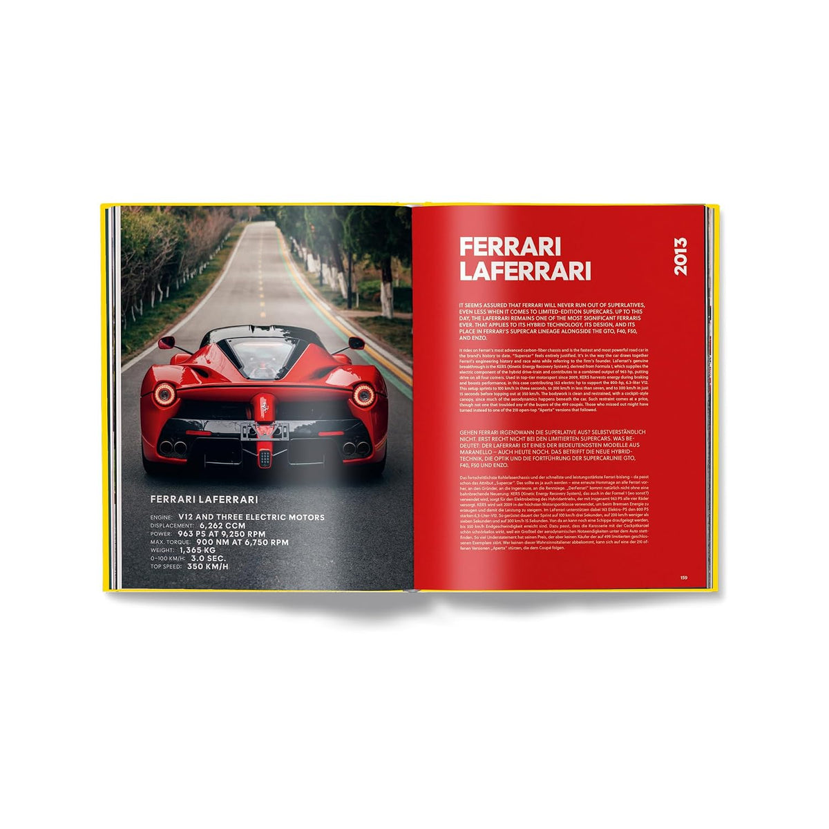 Ferrari Milestones book inside