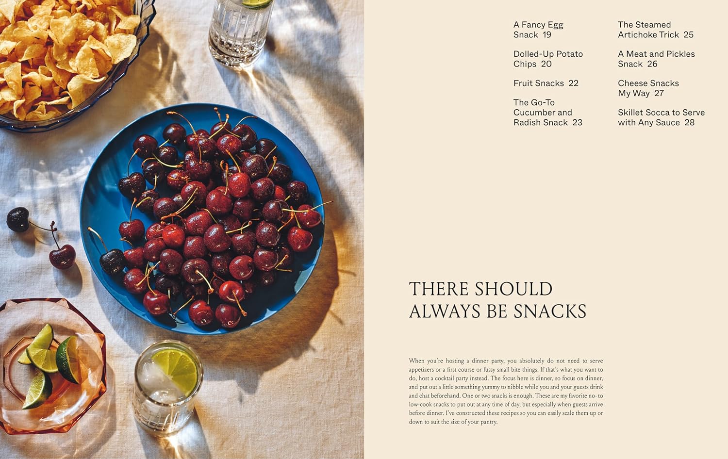 For the table book inside