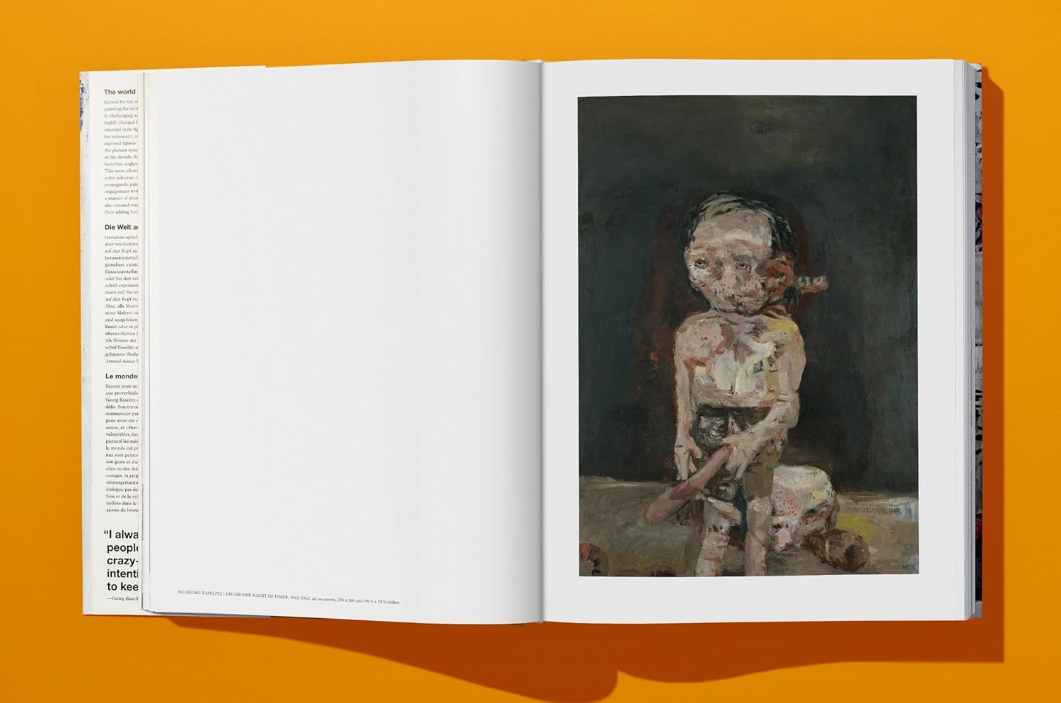 Georg Baselitz book inside