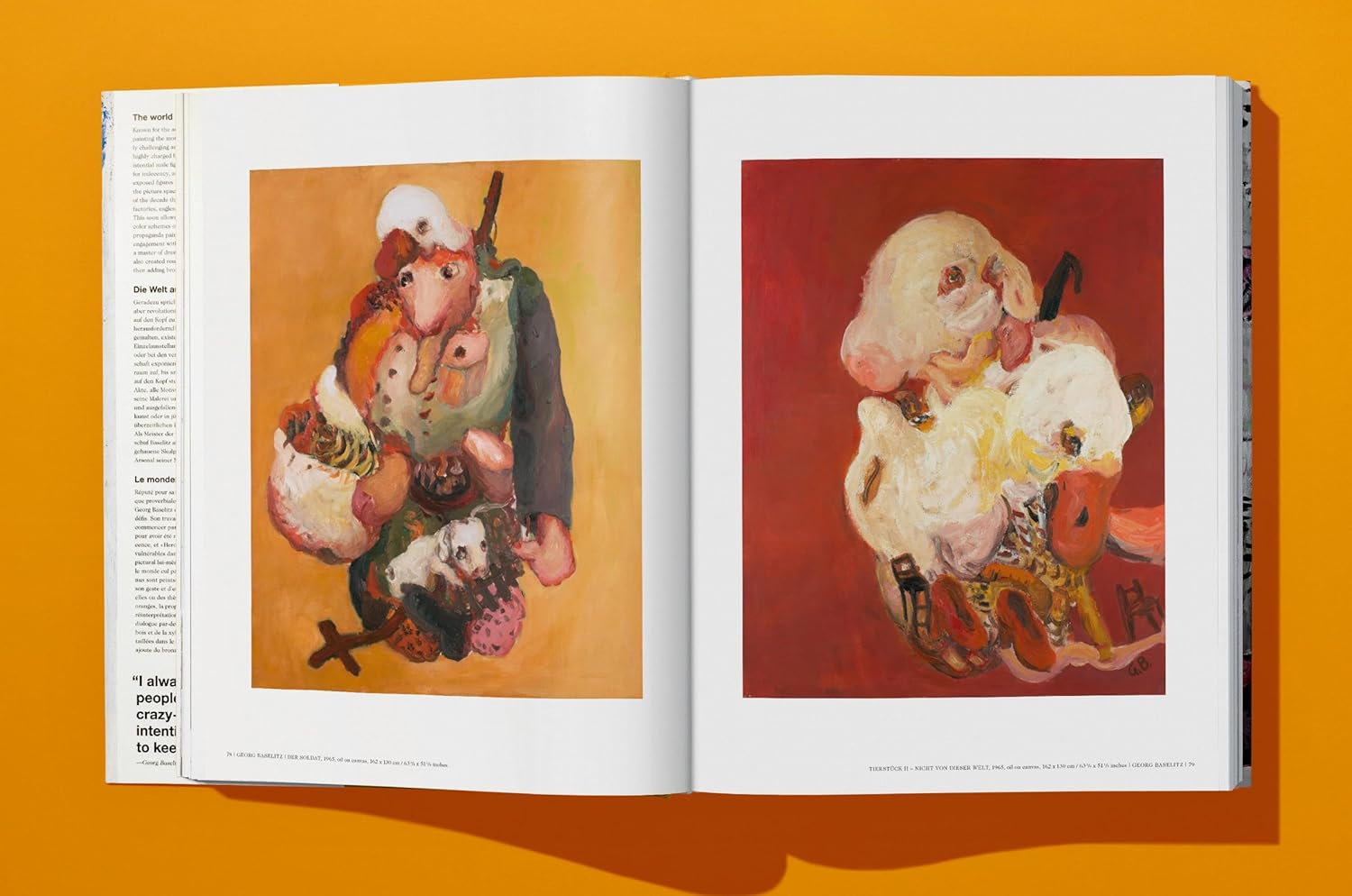 Georg Baselitz book inside