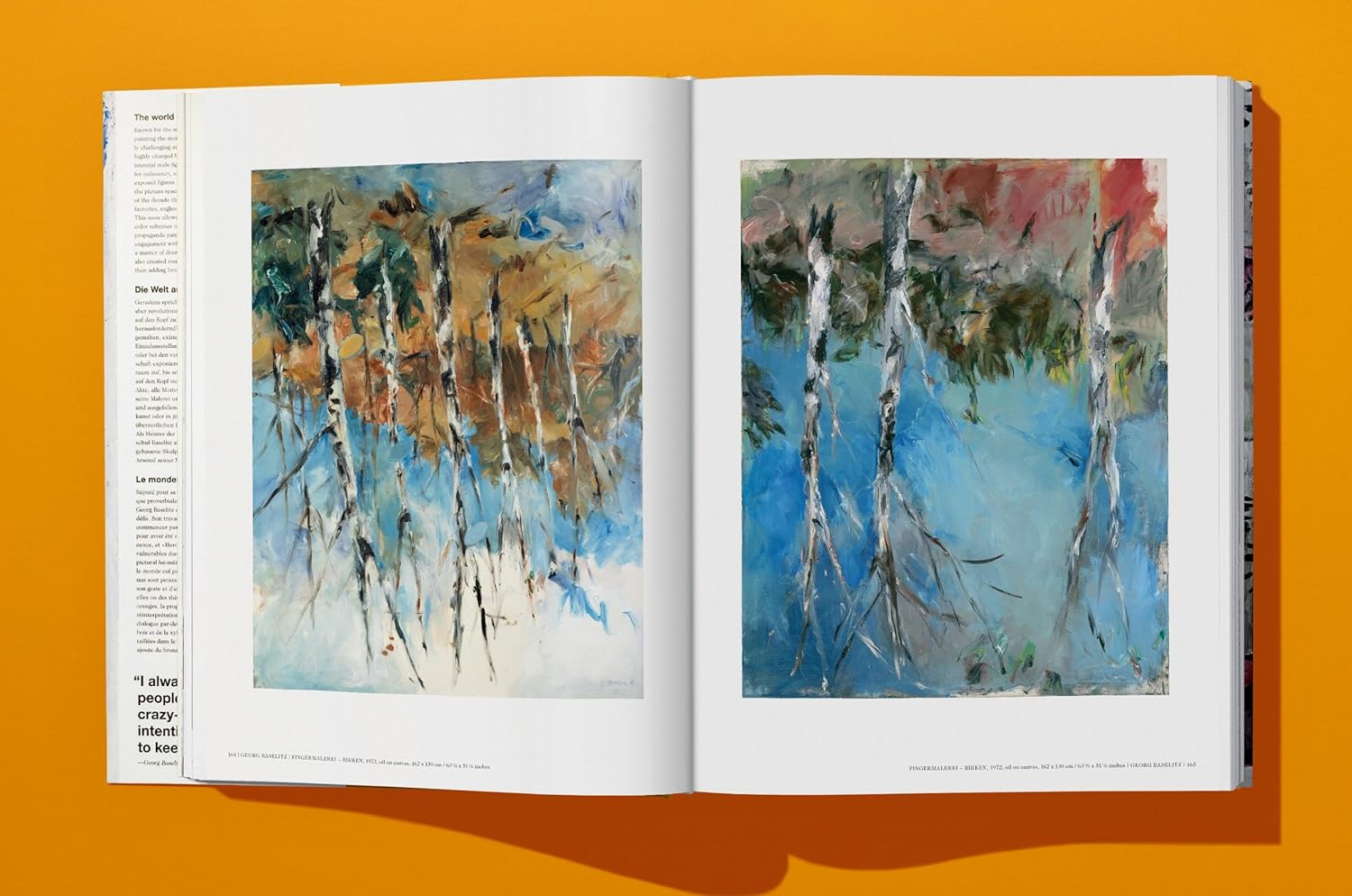 Georg Baselitz book inside