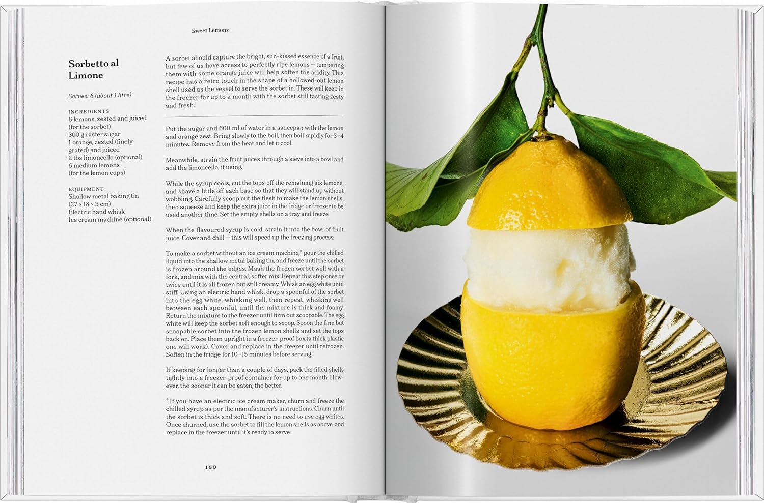The Gourmand's Lemon book inside