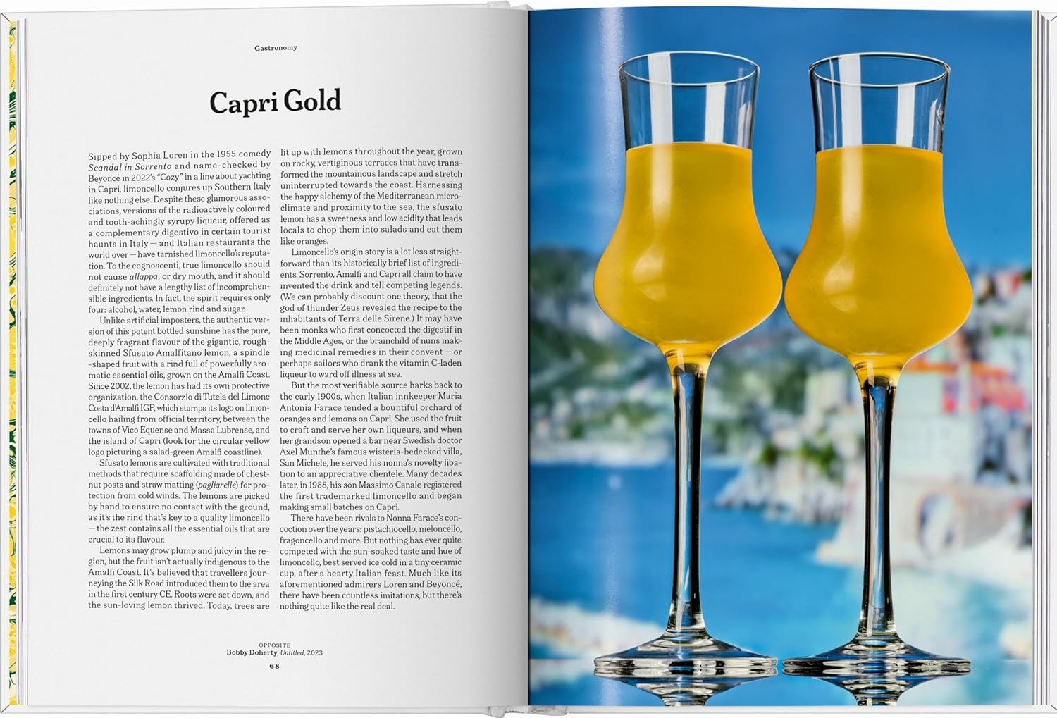 The Gourmand's Lemon book inside