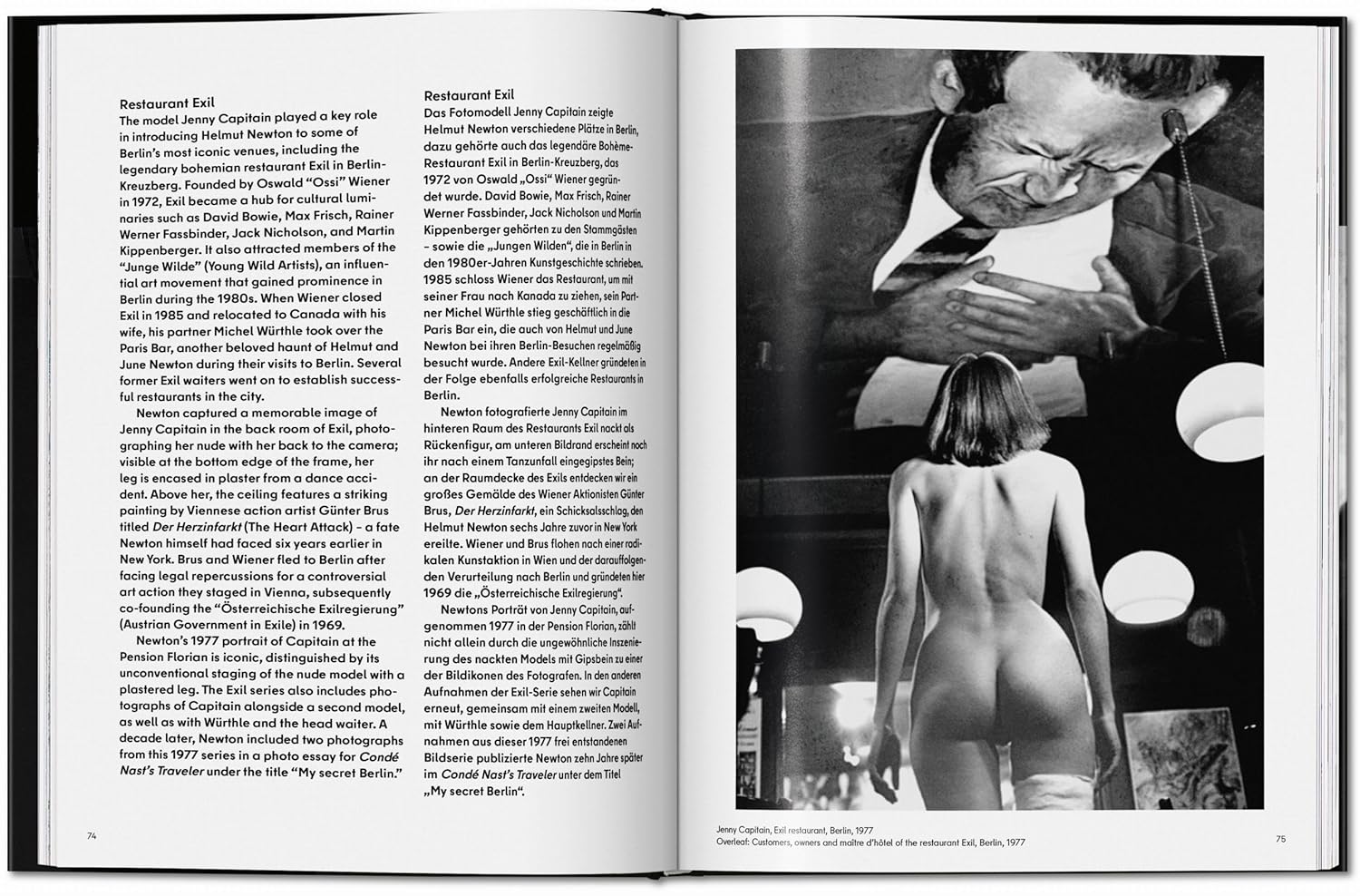 Helmut Newton: Berlin, Berlin book inside