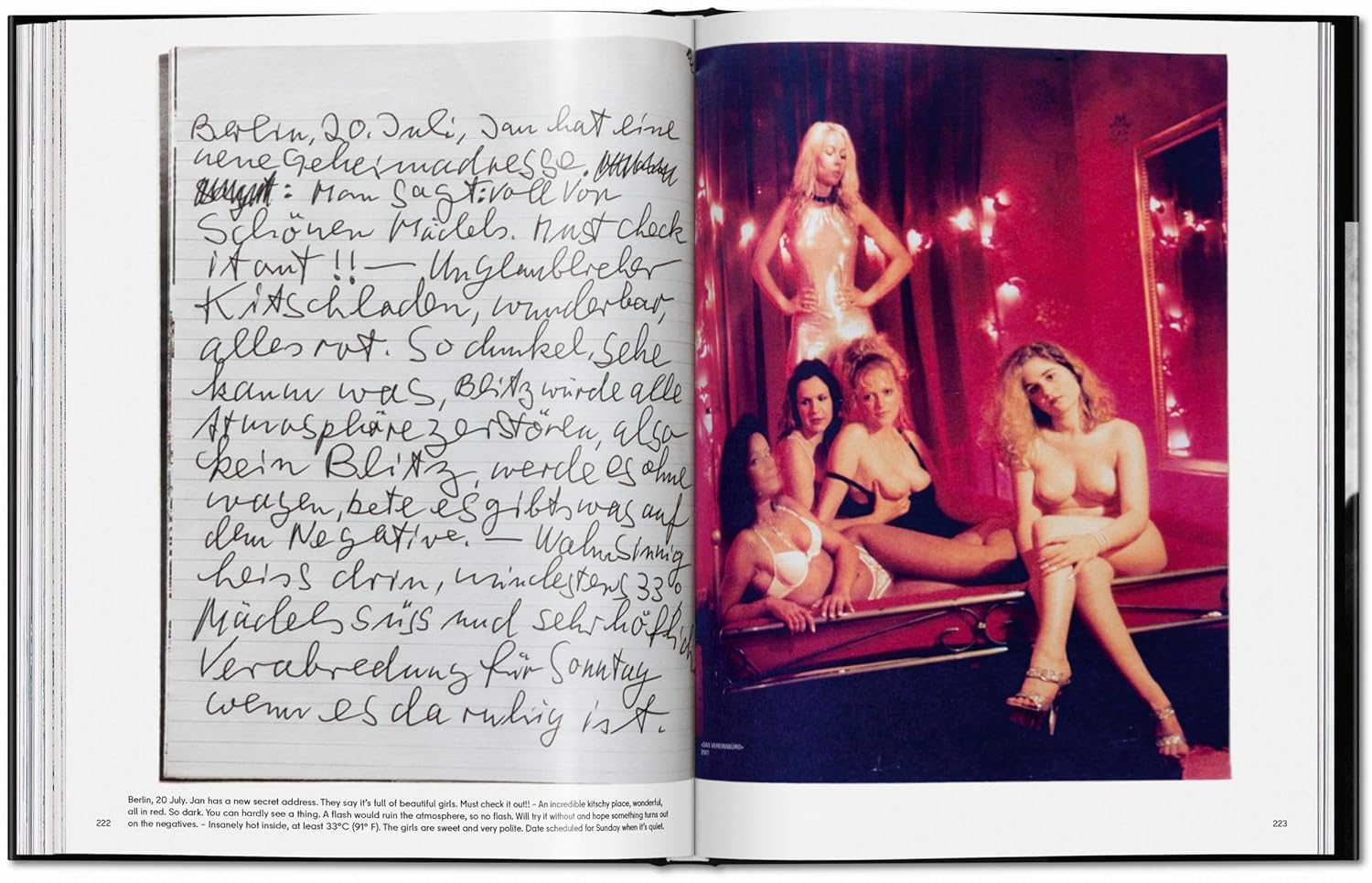 Helmut Newton: Berlin, Berlin book inside