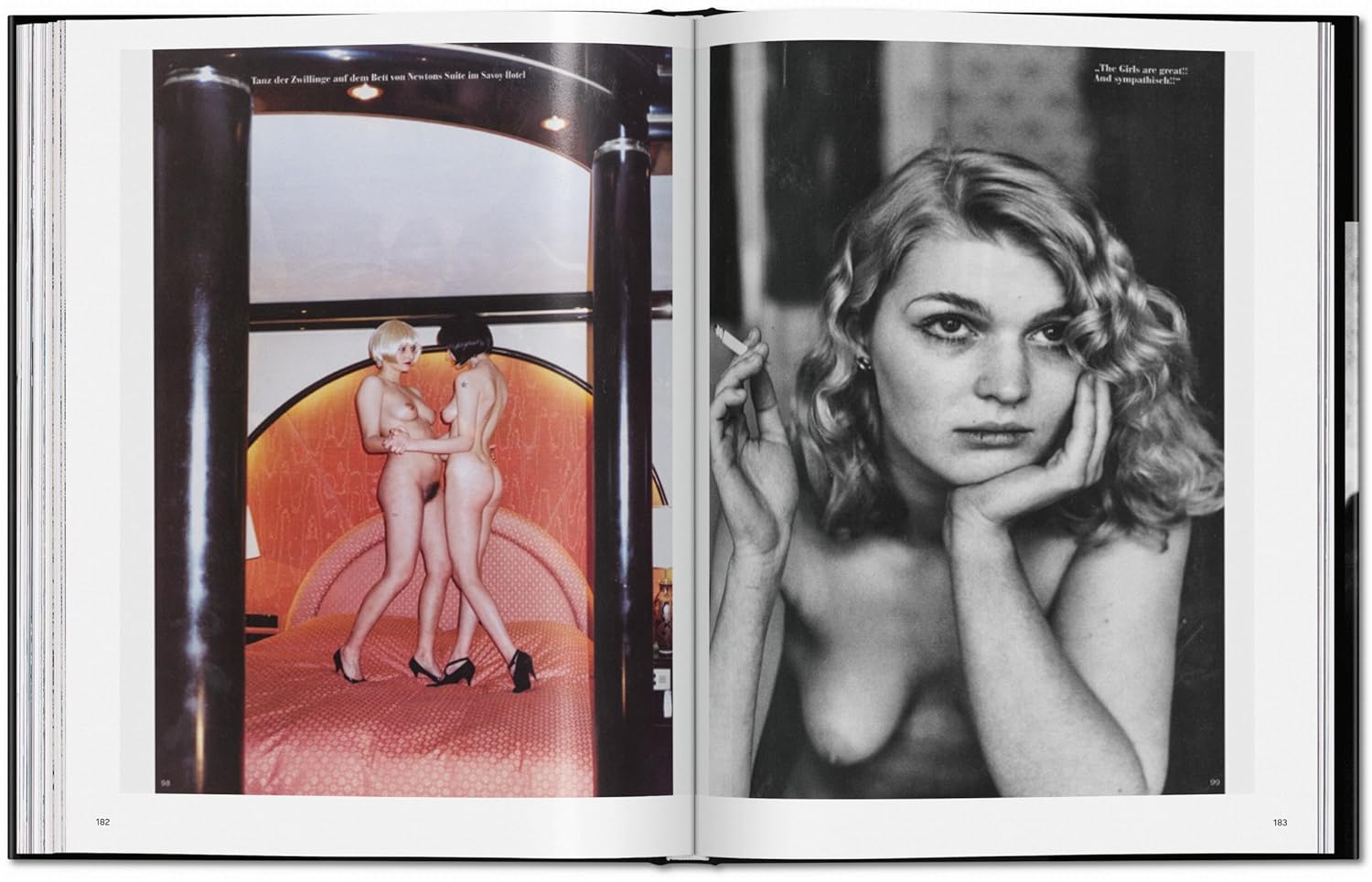 Helmut Newton: Berlin, Berlin book inside