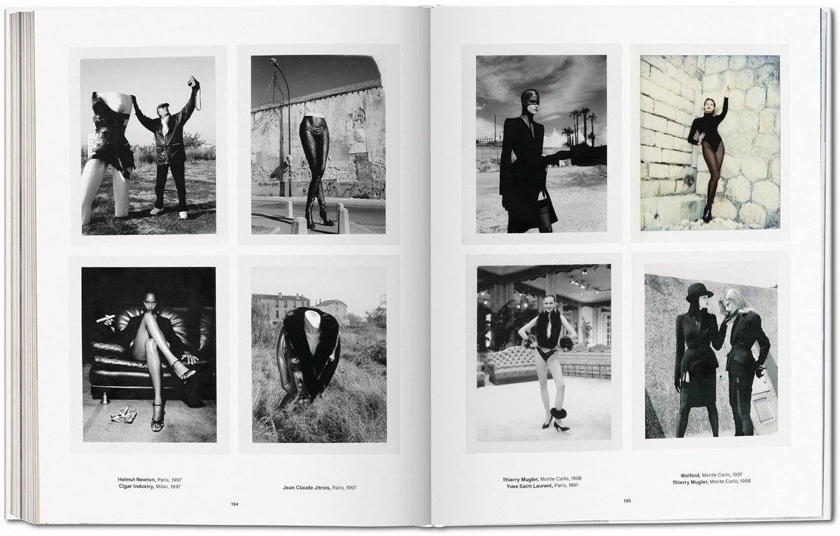 Helmut Newton Polaroids book inside