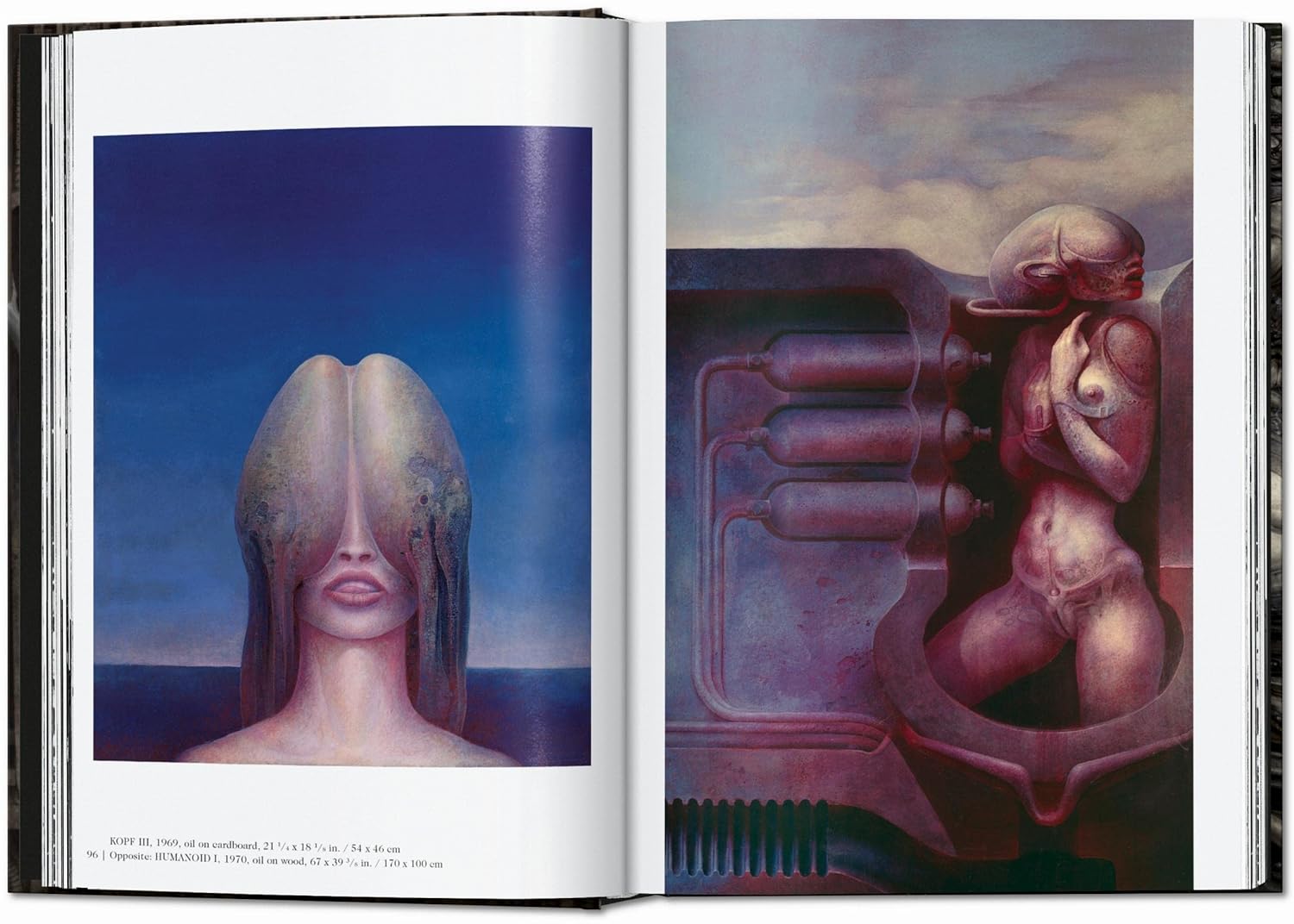 HR Giger book inside