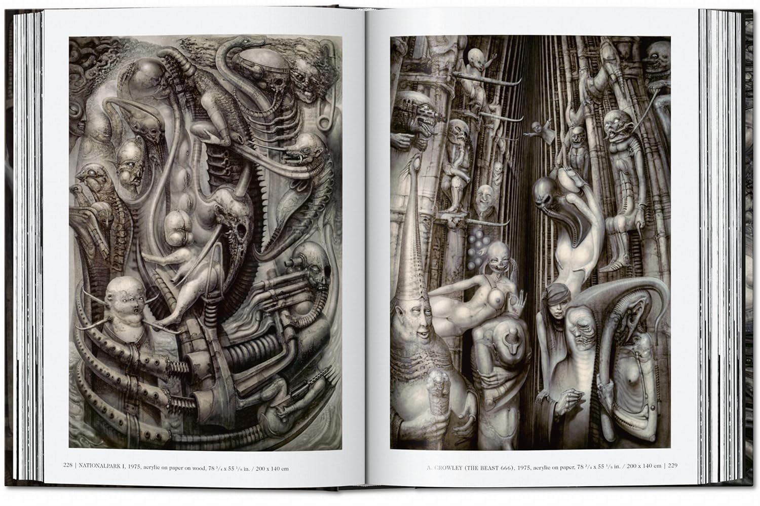 HR Giger book inside