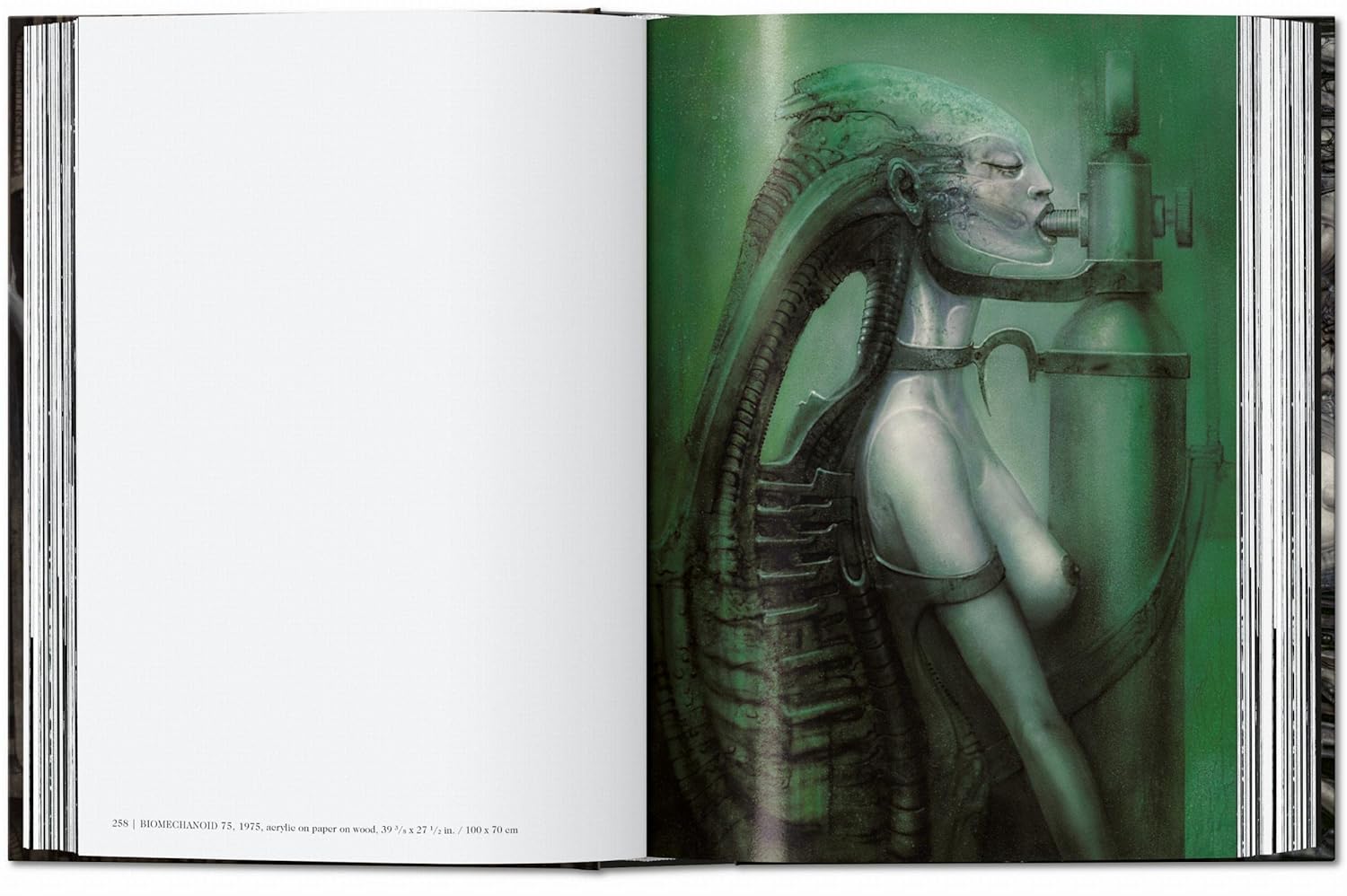 HR Giger book inside
