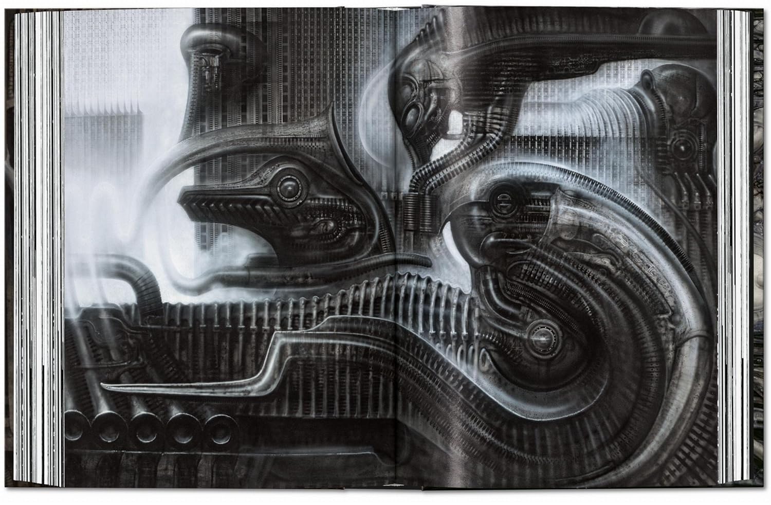 HR Giger book inside
