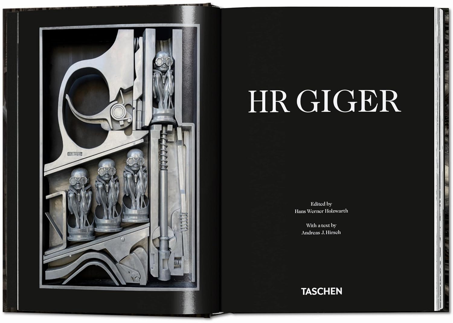 HR Giger book inside