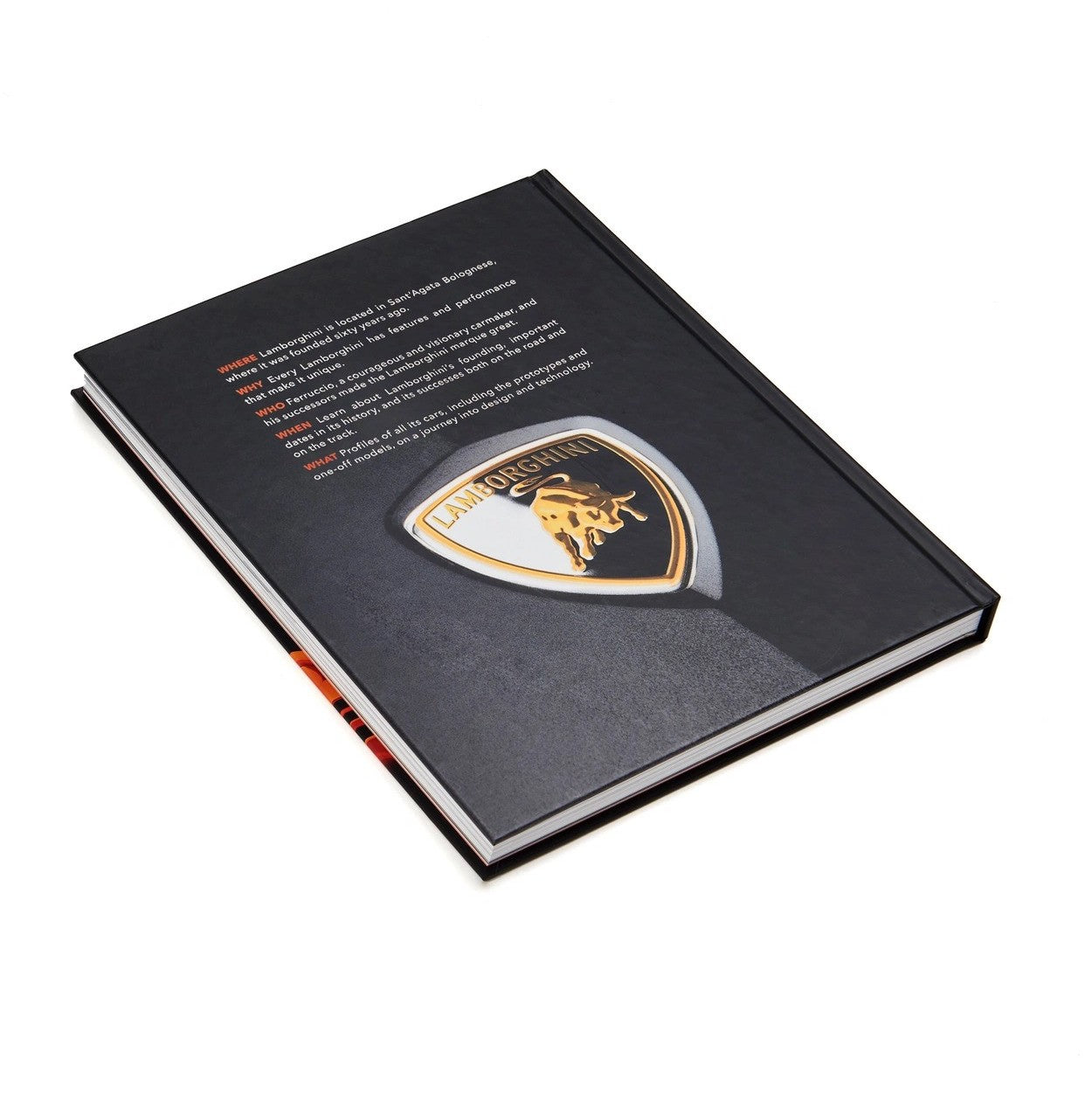 Lamborghini book inside