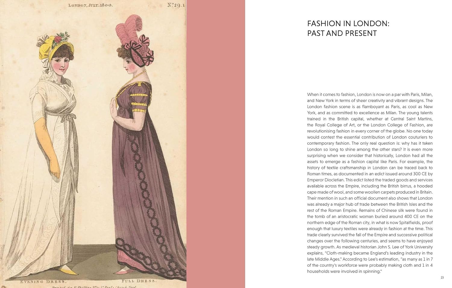 London in Fashion book inside