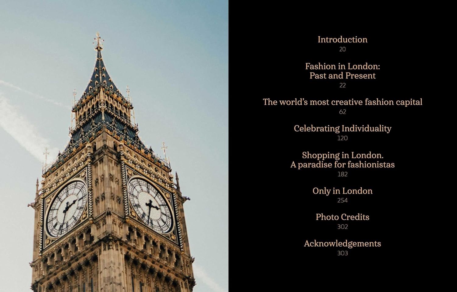 London in Fashion book inside