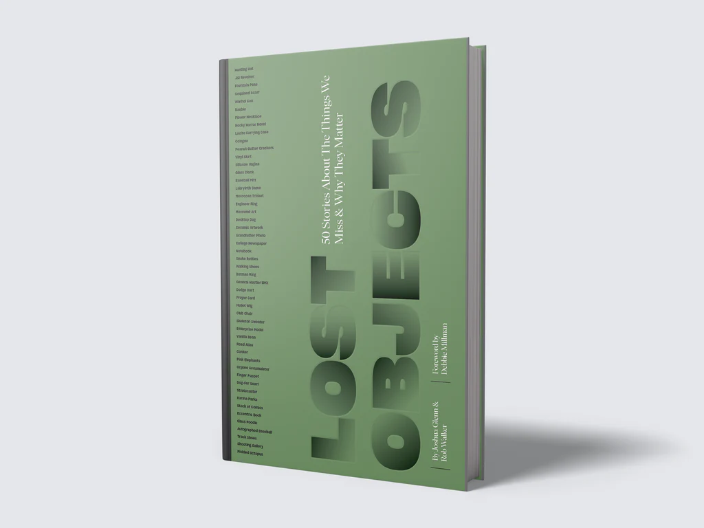 Lost Objects book side