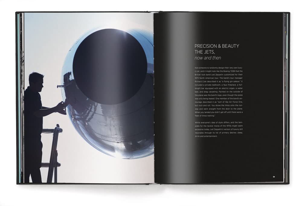 Luxury of private aviation book inside