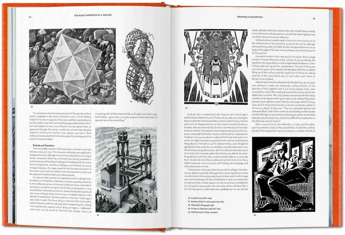 The Magic Mirror of M.C. Escher book inside