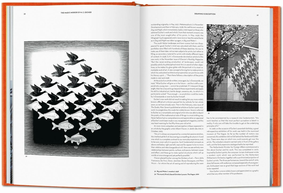 The Magic Mirror of M.C. Escher book inside