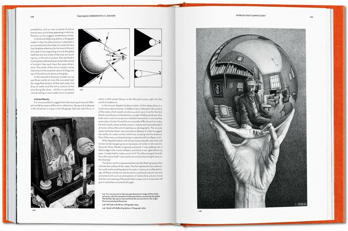 The Magic Mirror of M.C. Escher book inside