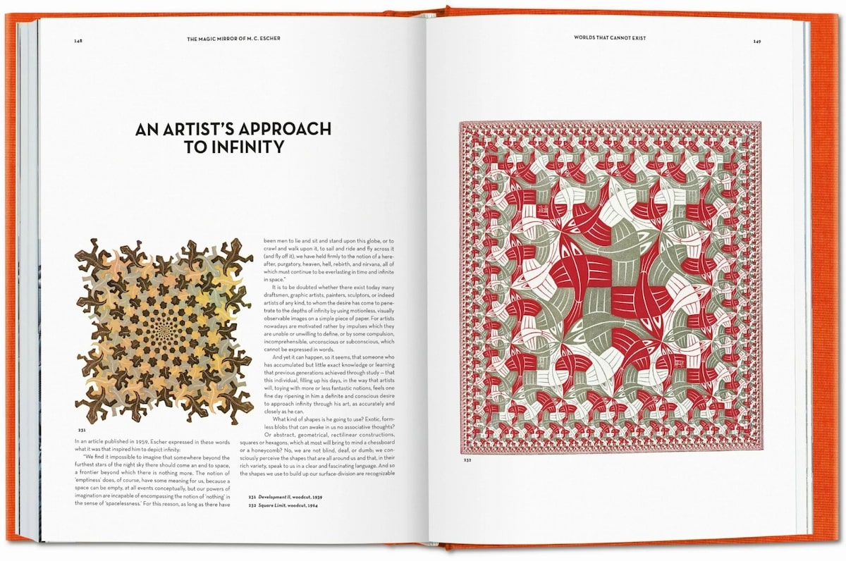 The Magic Mirror of M.C. Escher book inside