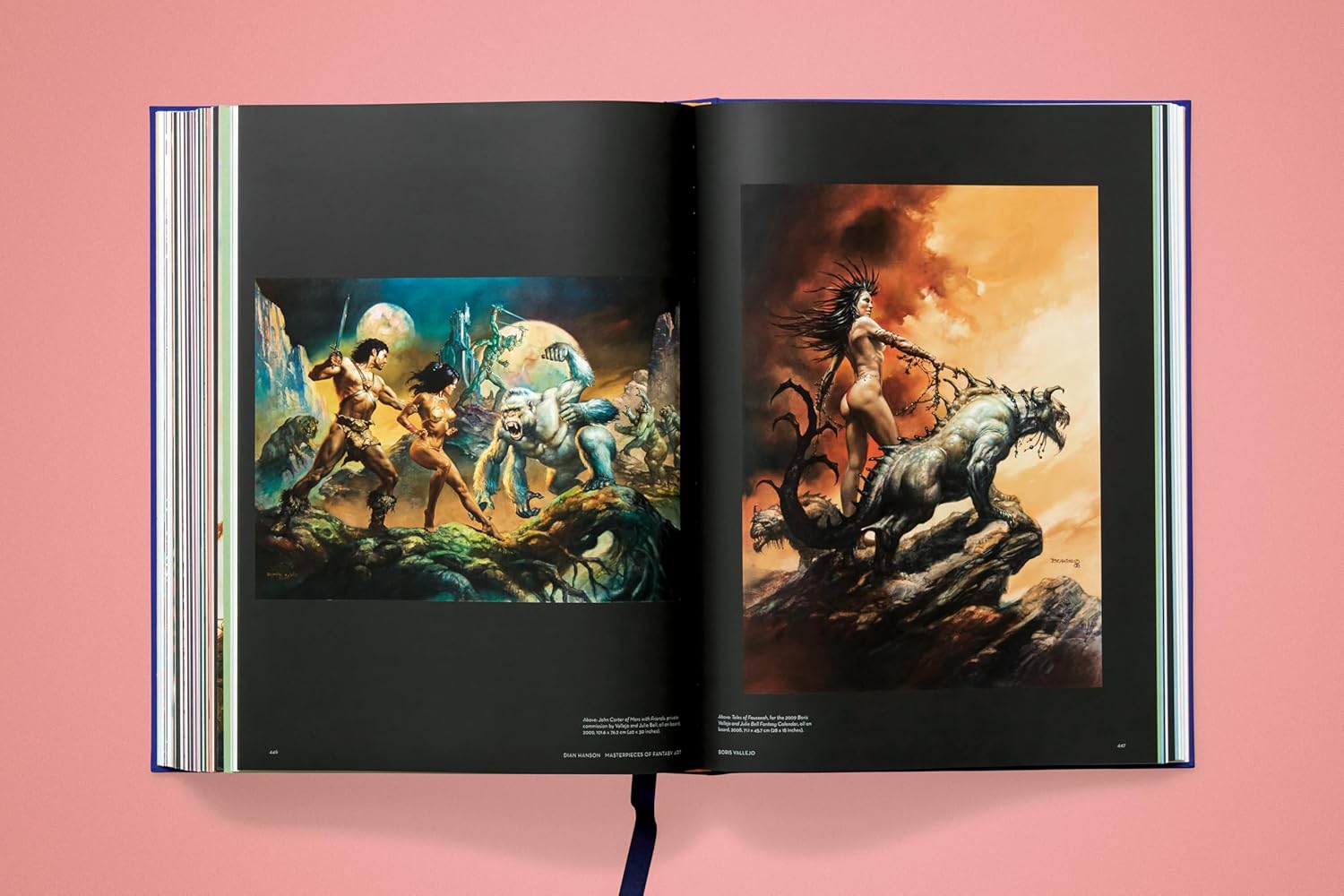 Masterpieces of Fantasy Art book inside