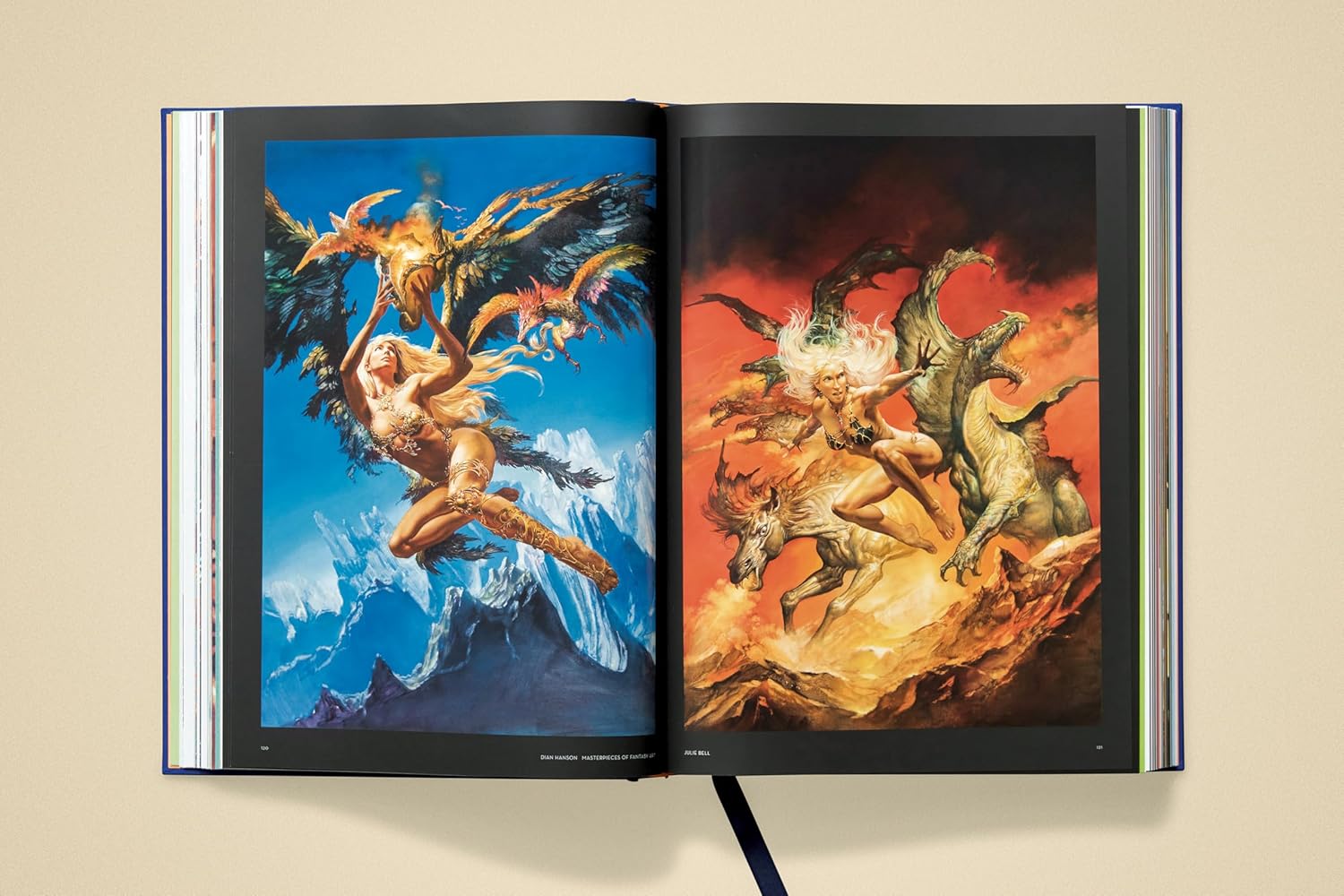 Masterpieces of Fantasy Art book inside
