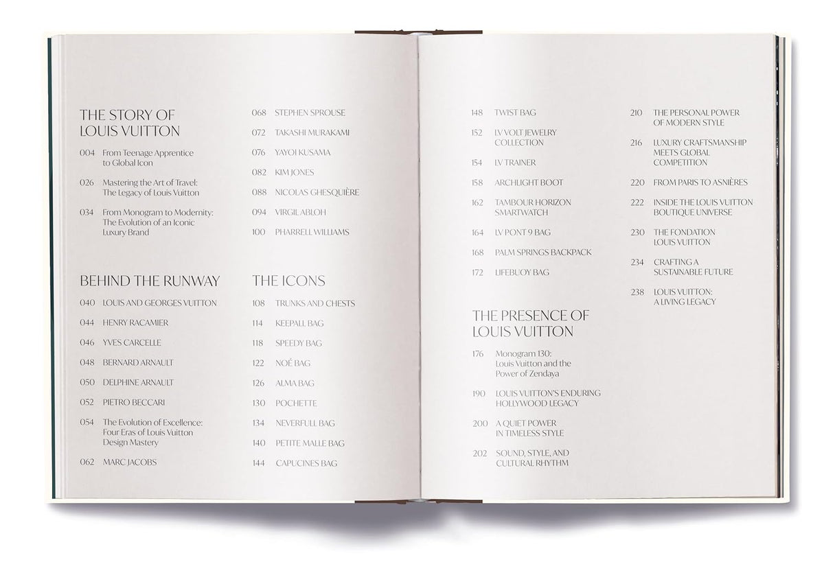 Masters of Fashion: Louis Vuitton book inside