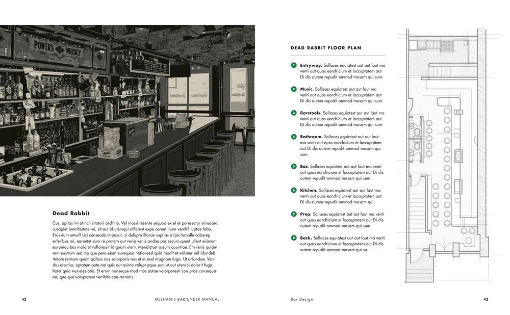 Meehan's Bartender Manual book inside