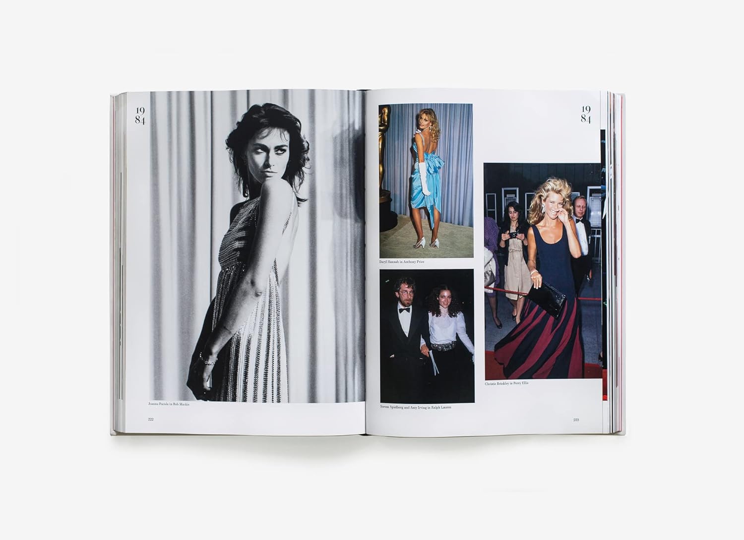 Red carpet oscars book inside