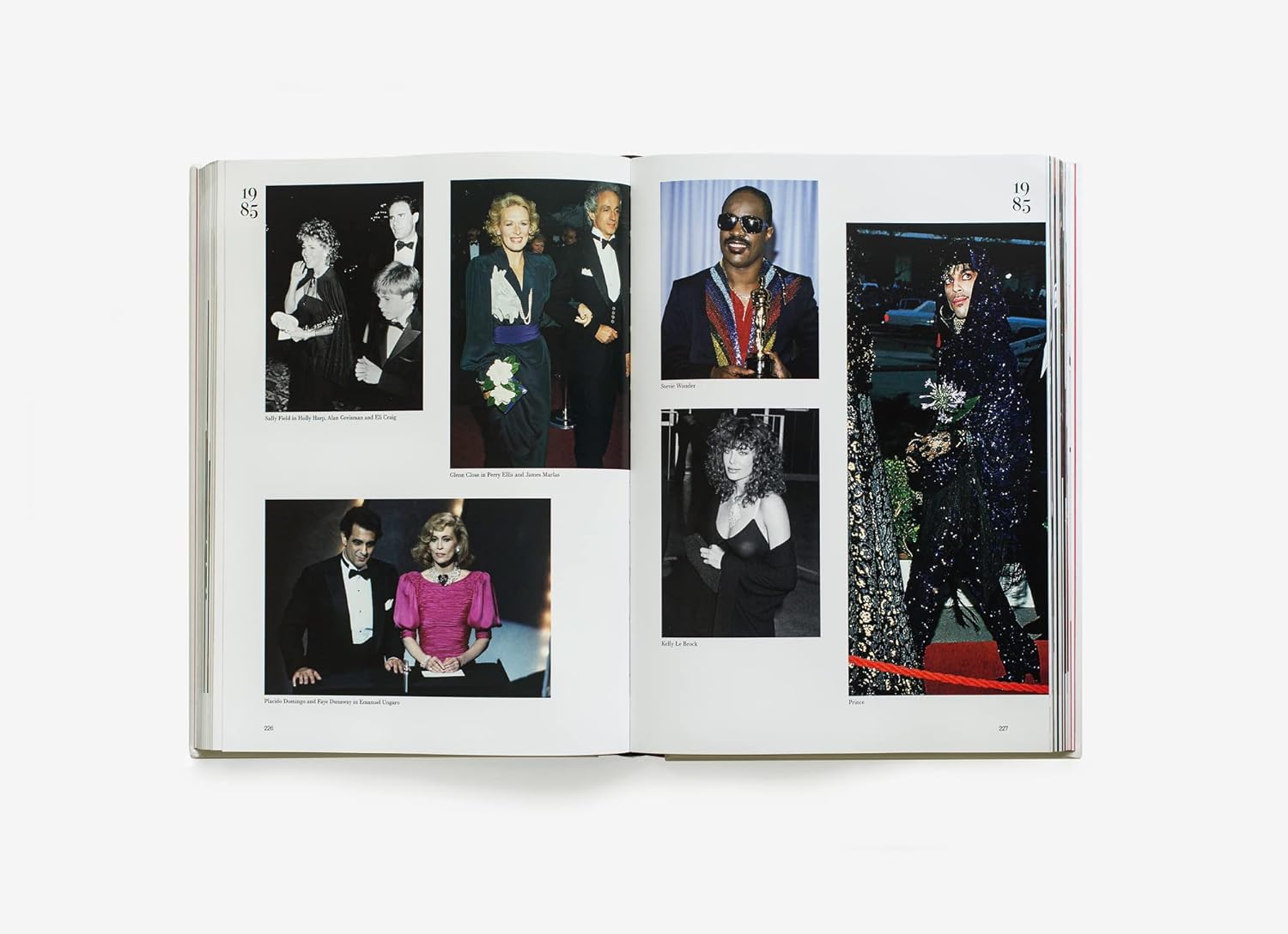 Red carpet oscars book inside