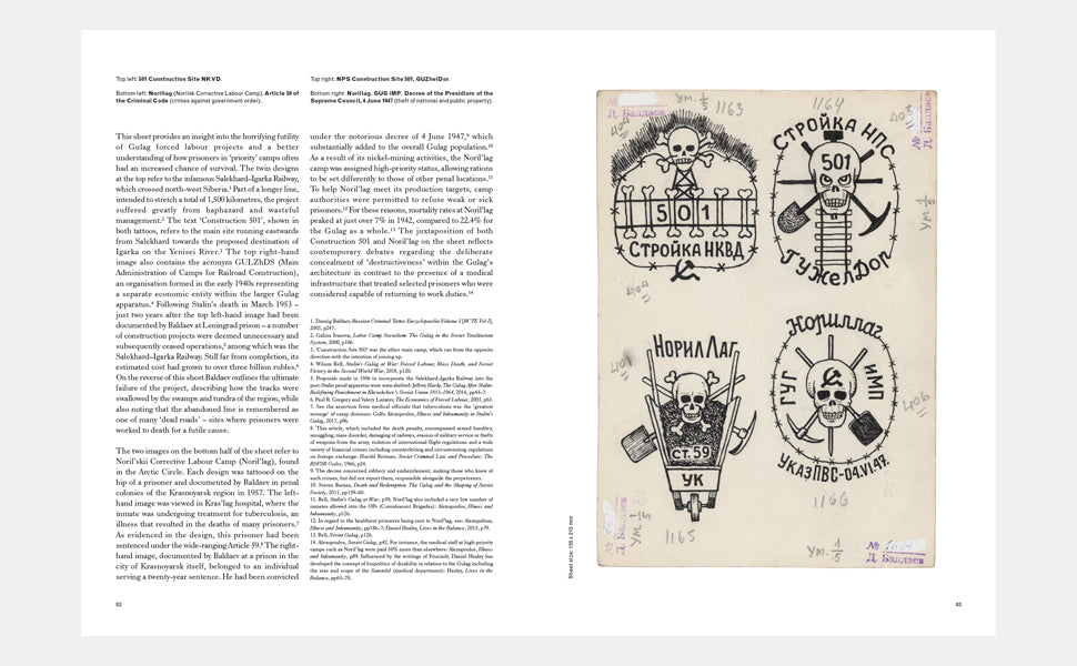 Russian criminal tattoo archive book inside